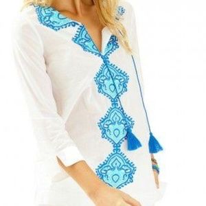 Lilly Pulitzer Amelia Island Tunic Blue